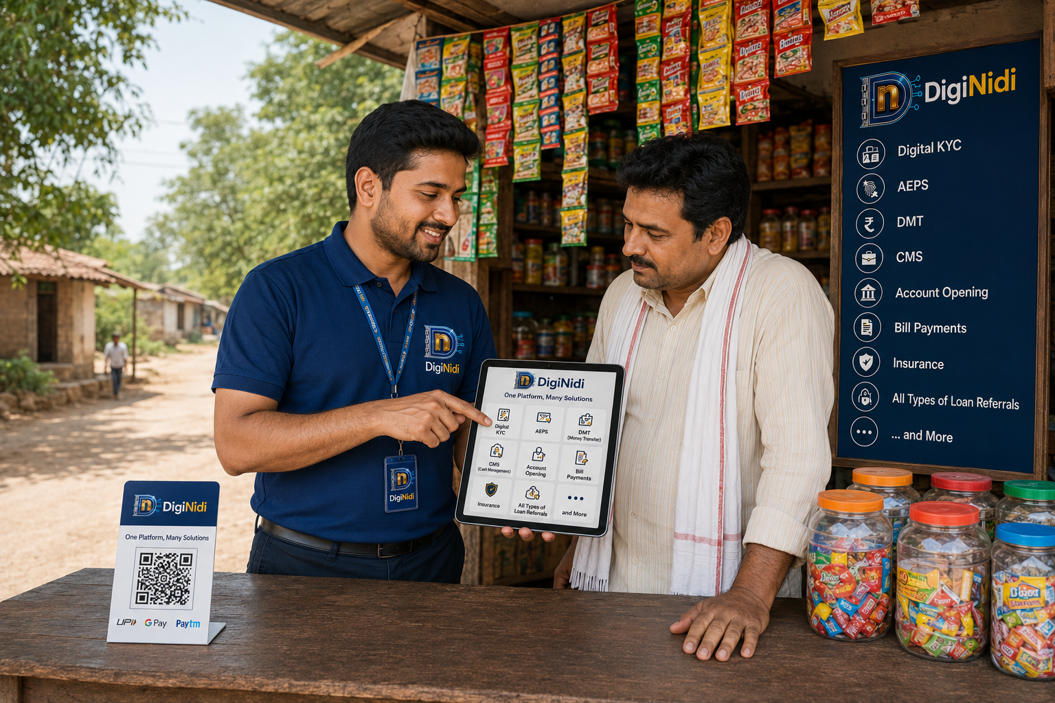 Retailer using DigiNidi